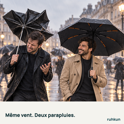 Même vent, deux parapluies : le StormHook tient bon